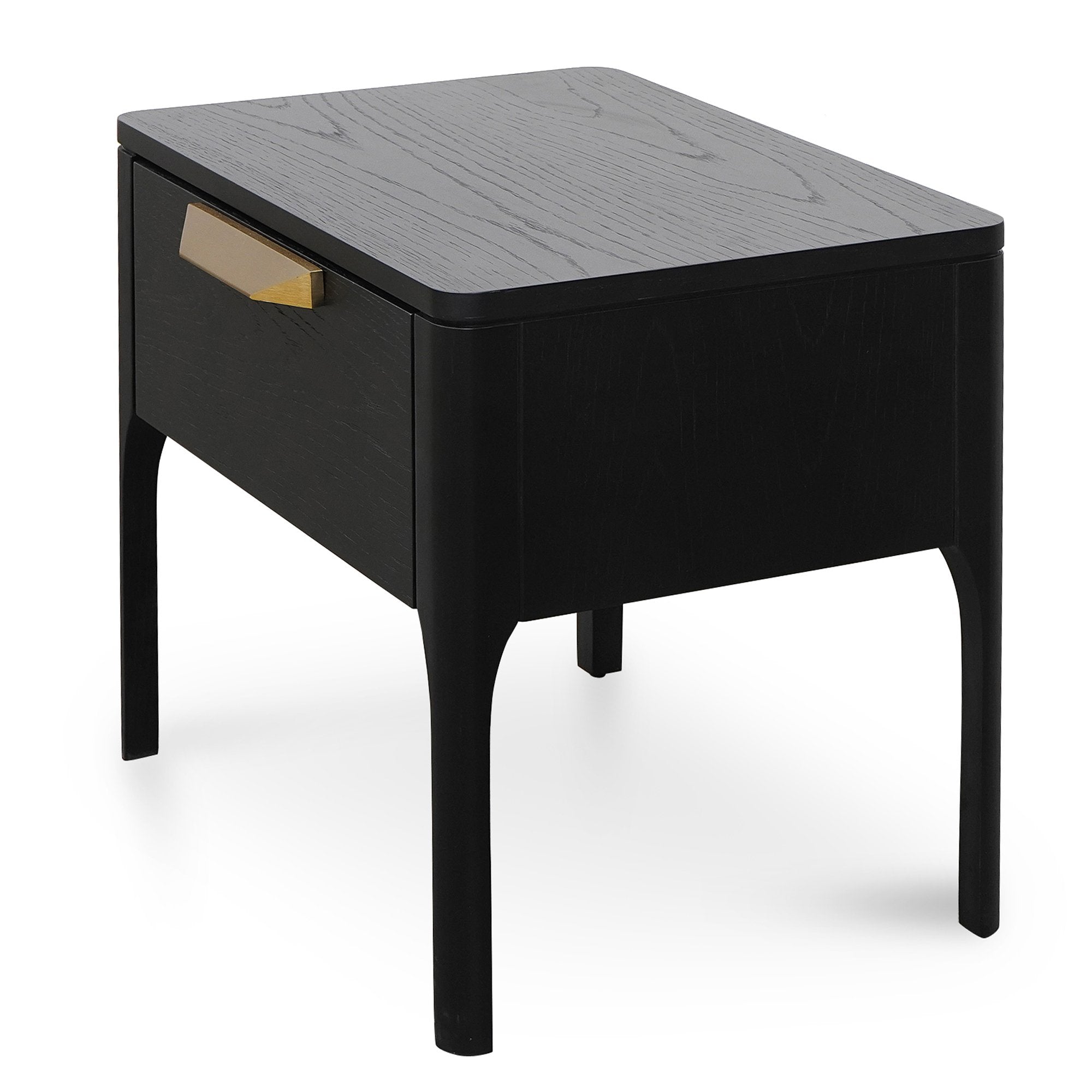 Allison Wooden Bedside Table - Black Bedside Table Century-Core