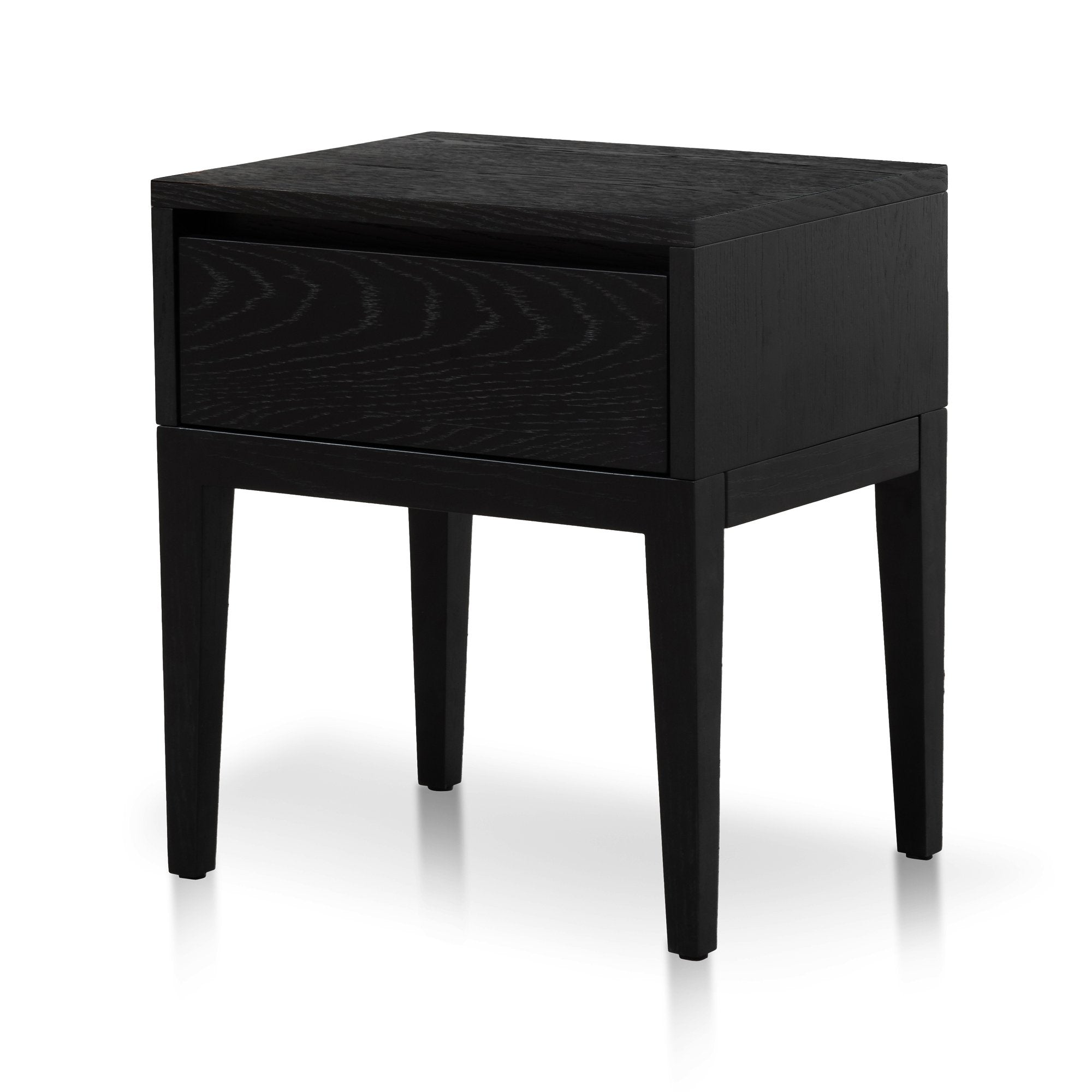 Penley Bedside Table - Black Oak Bedside Table Century-Core