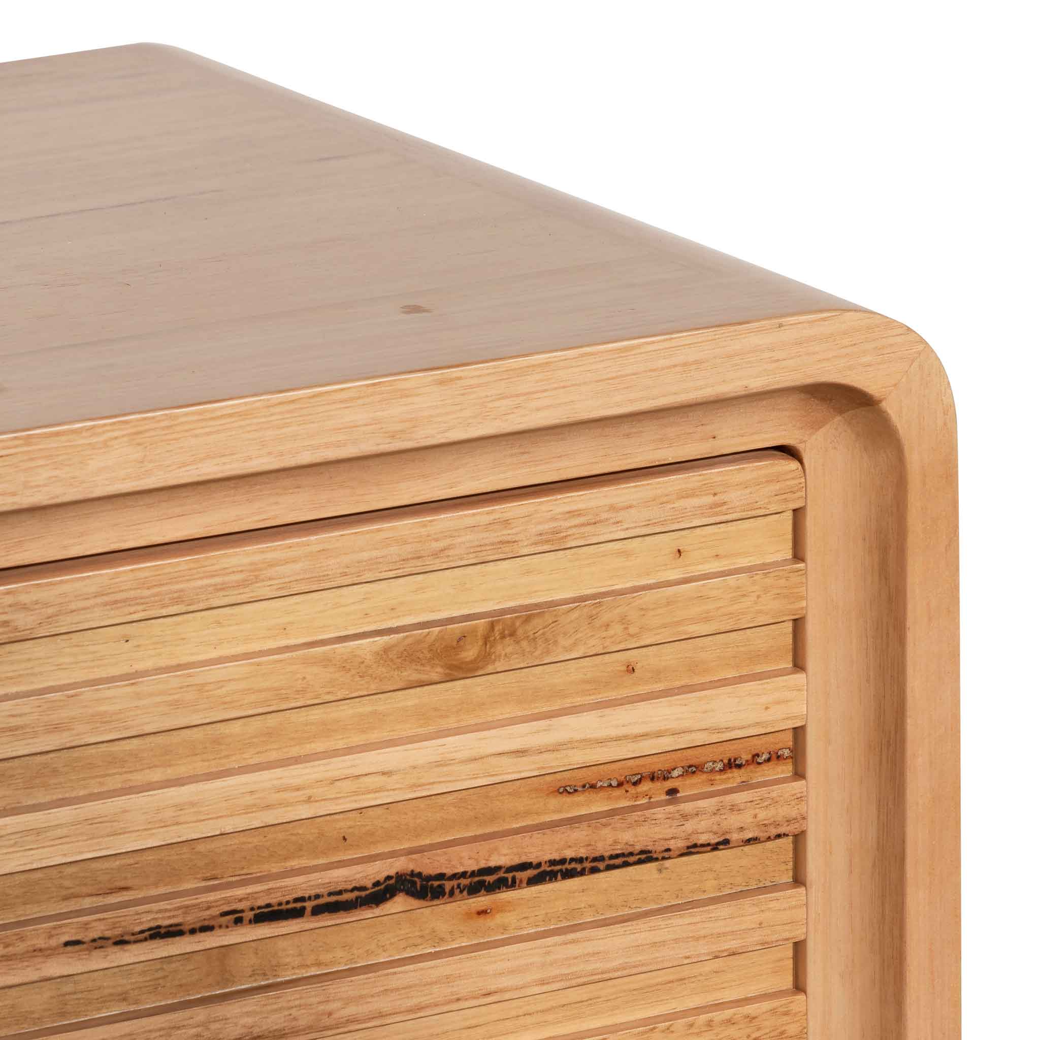 Ex Display - Amparo Single Drawer Bedside Table - Messmate Bedside Table AU Wood-Core