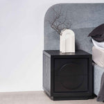 Bonnie Bedside Table - Textured Espresso Black Bedside Table Valerie-Core   