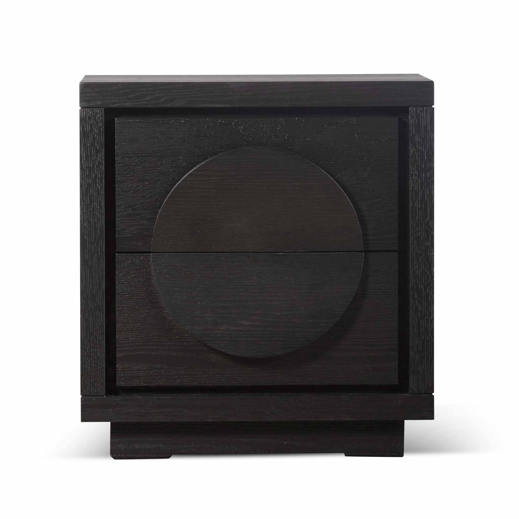 Bonnie Bedside Table - Textured Espresso Black Bedside Table Valerie-Core   
