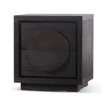 Bonnie Bedside Table - Textured Espresso Black Bedside Table Valerie-Core   
