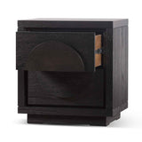 Bonnie Bedside Table - Textured Espresso Black Bedside Table Valerie-Core   