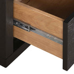 Bonnie Bedside Table - Textured Espresso Black Bedside Table Valerie-Core   