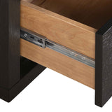 Bonnie Bedside Table - Textured Espresso Black Bedside Table Valerie-Core   
