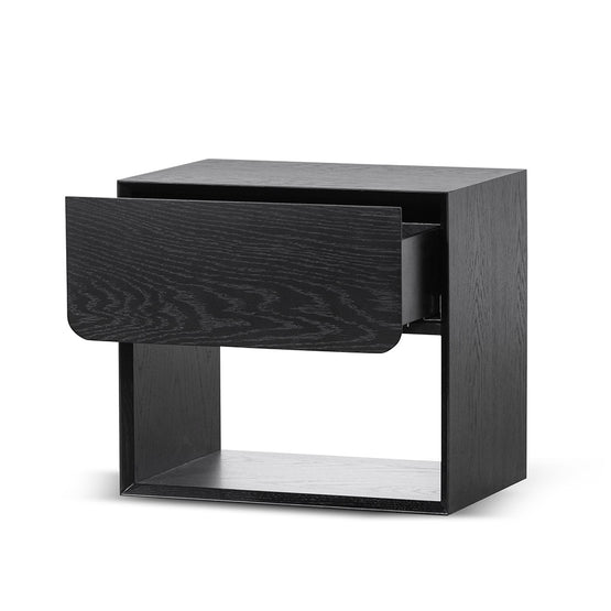 Lonny Oak Bedside Table - Black ST6716-CN