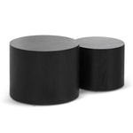 Tommie Set of Coffee Tables - Black Side Table Dwood-Core   