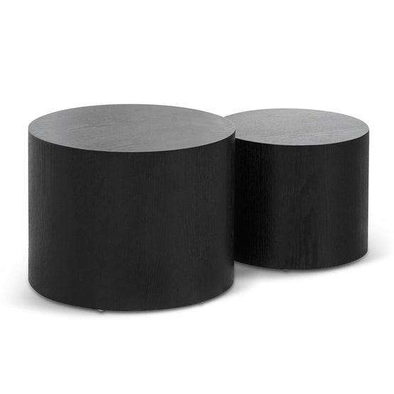 Tommie Set of Coffee Tables - Black Side Table Dwood-Core   
