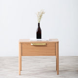 Allison Wooden Bedside Table - Natural Bedside Table Century-Core   