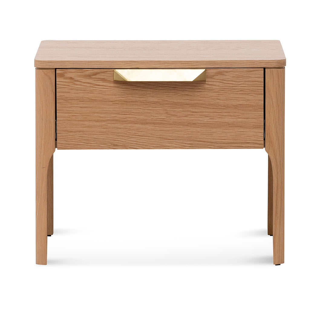 Allison Wooden Bedside Table - Natural Bedside Table Century-Core   