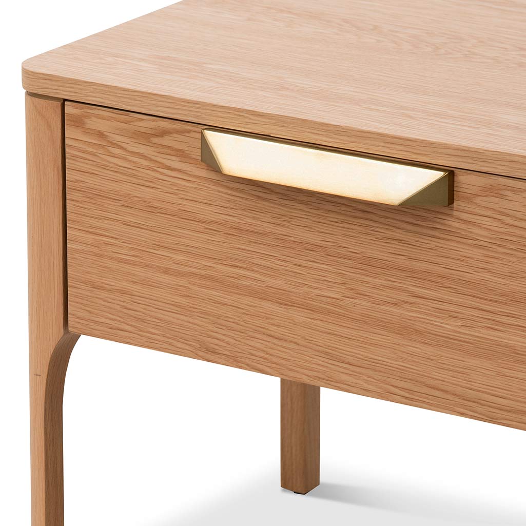 Allison Wooden Bedside Table - Natural Bedside Table Century-Core   
