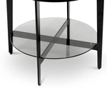 Lucile Round Side Table - Black ST6894-IG