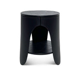 Ex Display - Jackson Round Side Table - Full Black Side Table Swady-Core