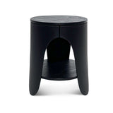 Ex Display - Jackson Round Side Table - Full Black Side Table Swady-Core