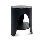 Ex Display - Jackson Round Side Table - Full Black Side Table Swady-Core