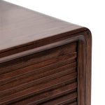 Amparo Single Drawer Bedside Table - Walnut Bedside Table AU Wood-Core   