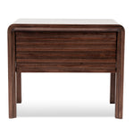 Amparo Single Drawer Bedside Table - Walnut Bedside Table AU Wood-Core   