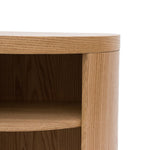 Honigold Round Wooden Bedside Table - Natural Bedside Table Better B-Core   