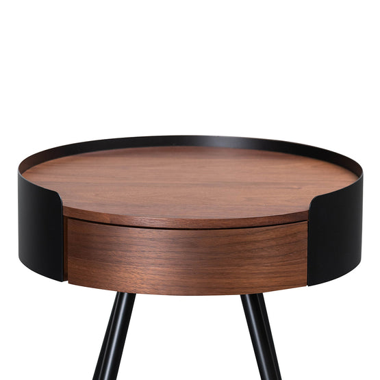 Celdon Side Table - Walnut Bedside Table IGGY-Core   