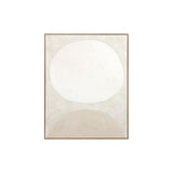 Sculpture 2 Framed Hand Painted Wall Art - White Wall Art Warran-Local   