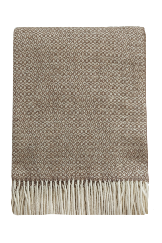 Mulberi Littano Merino Wool Blend Throw - Carob TH7378-FRX