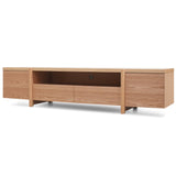New York Lowline 2.1m Wooden TV Entertainment Unit - Full Natural TV/Entertainment Unit Better B-Core   