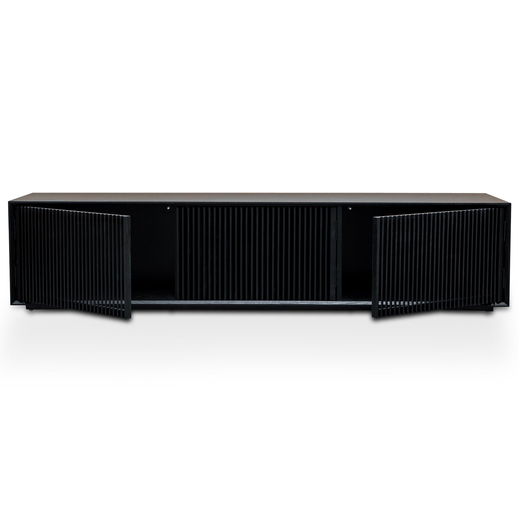 Dahlia 2m Wooden TV Entertainment Unit - Black TV/Entertainment Unit Dwood-Core   