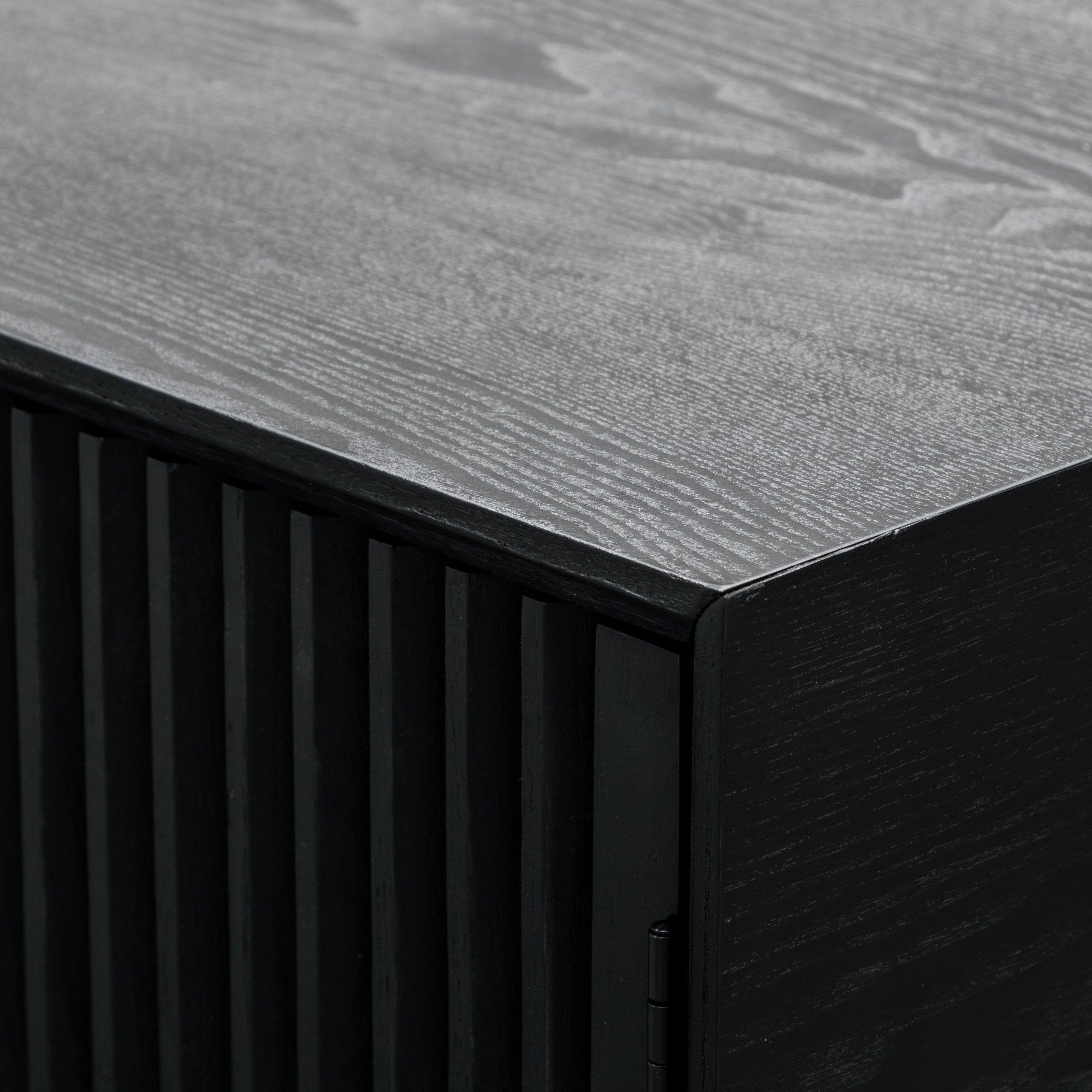 Dahlia 2m Wooden TV Entertainment Unit - Black TV/Entertainment Unit Dwood-Core   