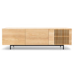 Ex Display - Onito 180cm TV Entertainment Unit - Natural with Black Legs TV/Entertainment Unit KD-Core