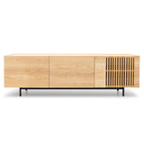 Ex Display - Onito 180cm TV Entertainment Unit - Natural with Black Legs TV/Entertainment Unit KD-Core