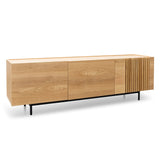 Ex Display - Onito 180cm TV Entertainment Unit - Natural with Black Legs TV/Entertainment Unit KD-Core