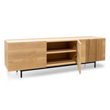 Ex Display - Onito 180cm TV Entertainment Unit - Natural with Black Legs TV/Entertainment Unit KD-Core