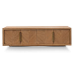 Ex Display - Miriam 1.8m TV Entertainment Unit - Dusty Oak with Gold Handle TV/Entertainment Unit Valerie-Core