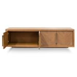 Ex Display - Miriam 1.8m TV Entertainment Unit - Dusty Oak with Gold Handle TV/Entertainment Unit Valerie-Core