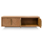 Ex Display - Miriam 1.8m TV Entertainment Unit - Dusty Oak with Gold Handle TV/Entertainment Unit Valerie-Core