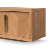 Ex Display - Miriam 1.8m TV Entertainment Unit - Dusty Oak with Gold Handle TV/Entertainment Unit Valerie-Core