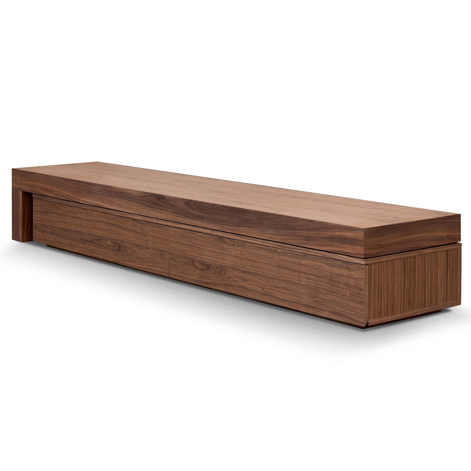 Katherine Extendable TV Entertainment Unit - Walnut Oak