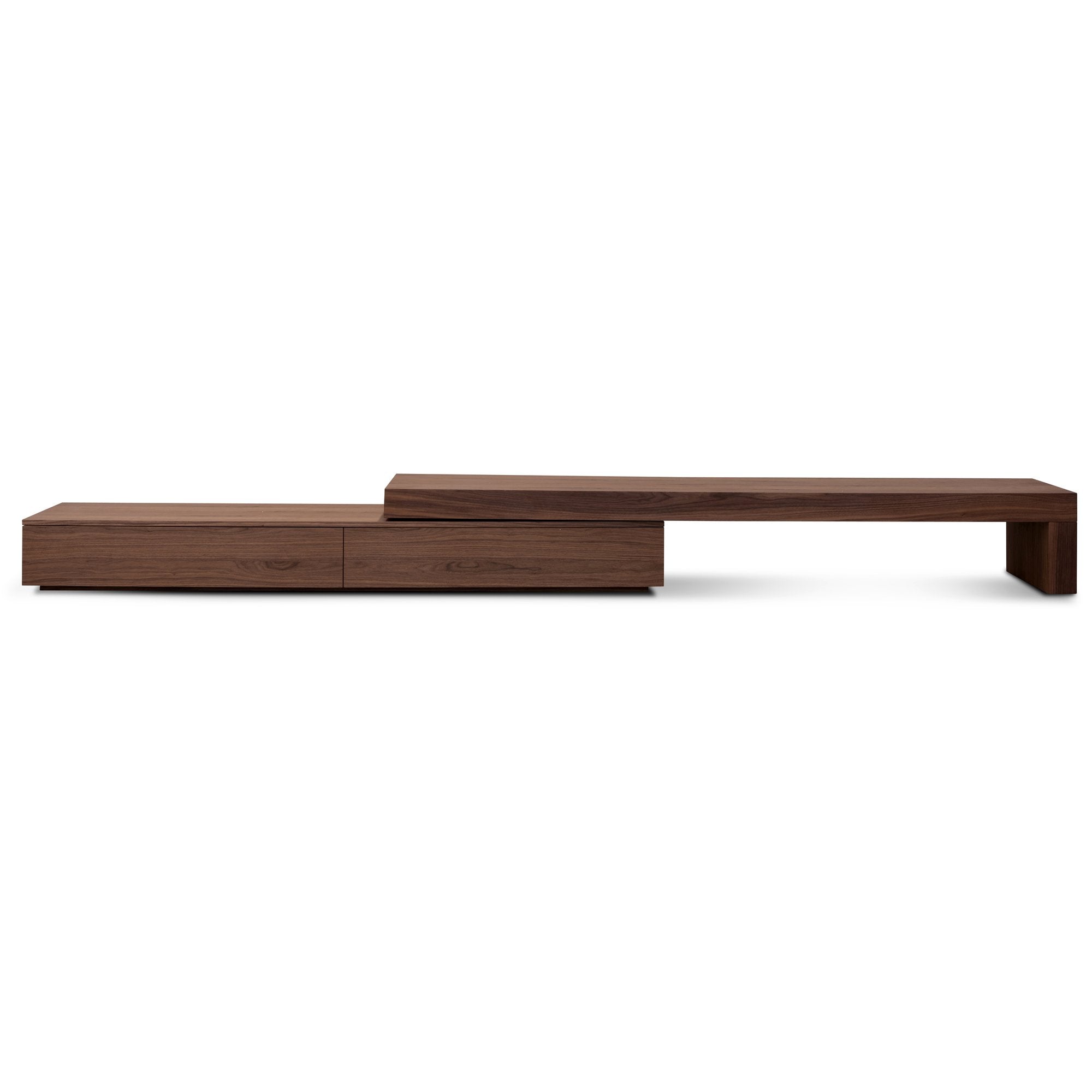 Katherine Extendable TV Entertainment Unit - Walnut Oak TV/Entertainment Unit Century-Core   