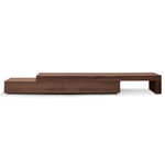 Katherine Extendable TV Entertainment Unit - Walnut Oak TV/Entertainment Unit Century-Core   