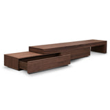 Katherine Extendable TV Entertainment Unit - Walnut Oak TV/Entertainment Unit Century-Core   