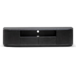 Ex Display - Elino 2m Veneer Top Entertainment TV Unit - Full Black TV/Entertainment Unit Dwood-Core