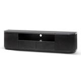 Elino 2m Veneer Top Entertainment TV Unit - Full Black TV/Entertainment Unit Dwood-Core   