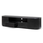 Elino 2m Veneer Top Entertainment TV Unit - Full Black TV/Entertainment Unit Dwood-Core   