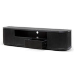 Elino 2m Veneer Top Entertainment TV Unit - Full Black TV/Entertainment Unit Dwood-Core   