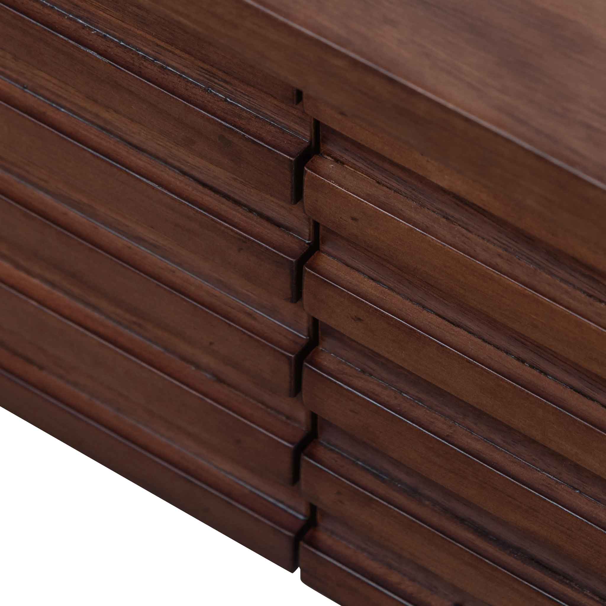 Amparo 2.2m TV Entertainment Unit - Walnut TV/Entertainment Unit AU Wood-Core   