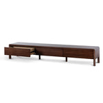 Amparo 2.2m TV Entertainment Unit - Walnut TV/Entertainment Unit AU Wood-Core   