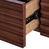 Amparo 2.2m TV Entertainment Unit - Walnut TV/Entertainment Unit AU Wood-Core   