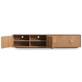 Ex Display - Curtis 2.3m Wooden TV Entertainment Unit - Natural TV/Entertainment Unit Century-Core