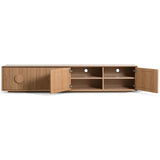 Ex Display - Curtis 2.3m Wooden TV Entertainment Unit - Natural TV/Entertainment Unit Century-Core