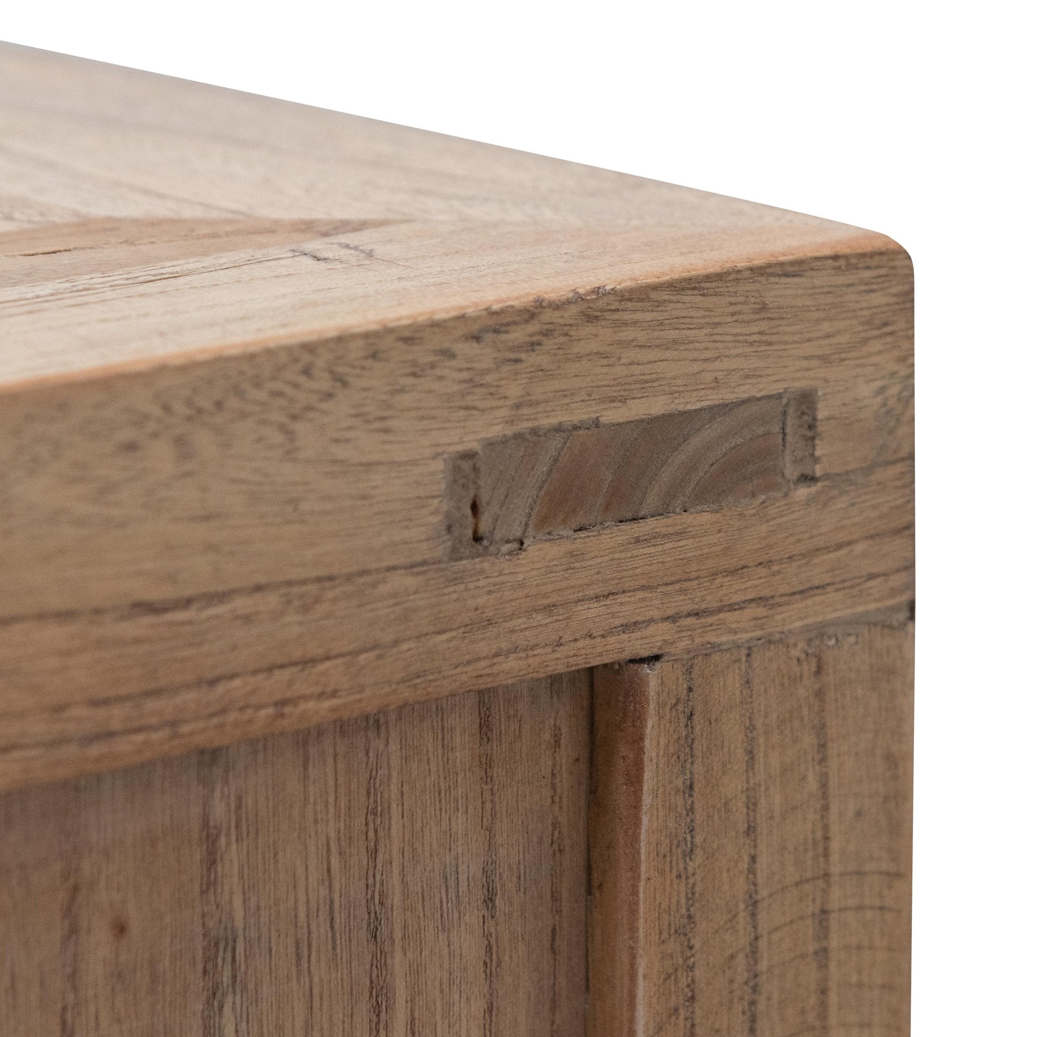 Tapia 2m TV Entertainment Unit - Natural with Rattan Doors TV/Entertainment Unit Reclaimed-Core   